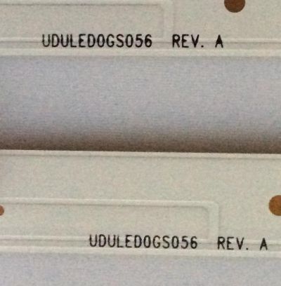 KIT DE LED PARA TV / SANYO FUNAI U6AU1XH / UDULED0GS056 / UDULED0GS057 / V500HJ1-PEB REV.C7 / MODELO FW50D36F  - Imagen 2